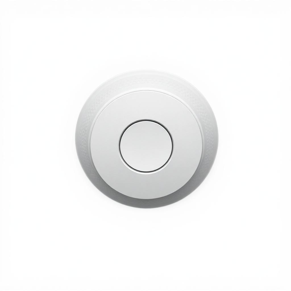 Google Nest Protect smoke and carbon monoxide alarm round white ceiling unit