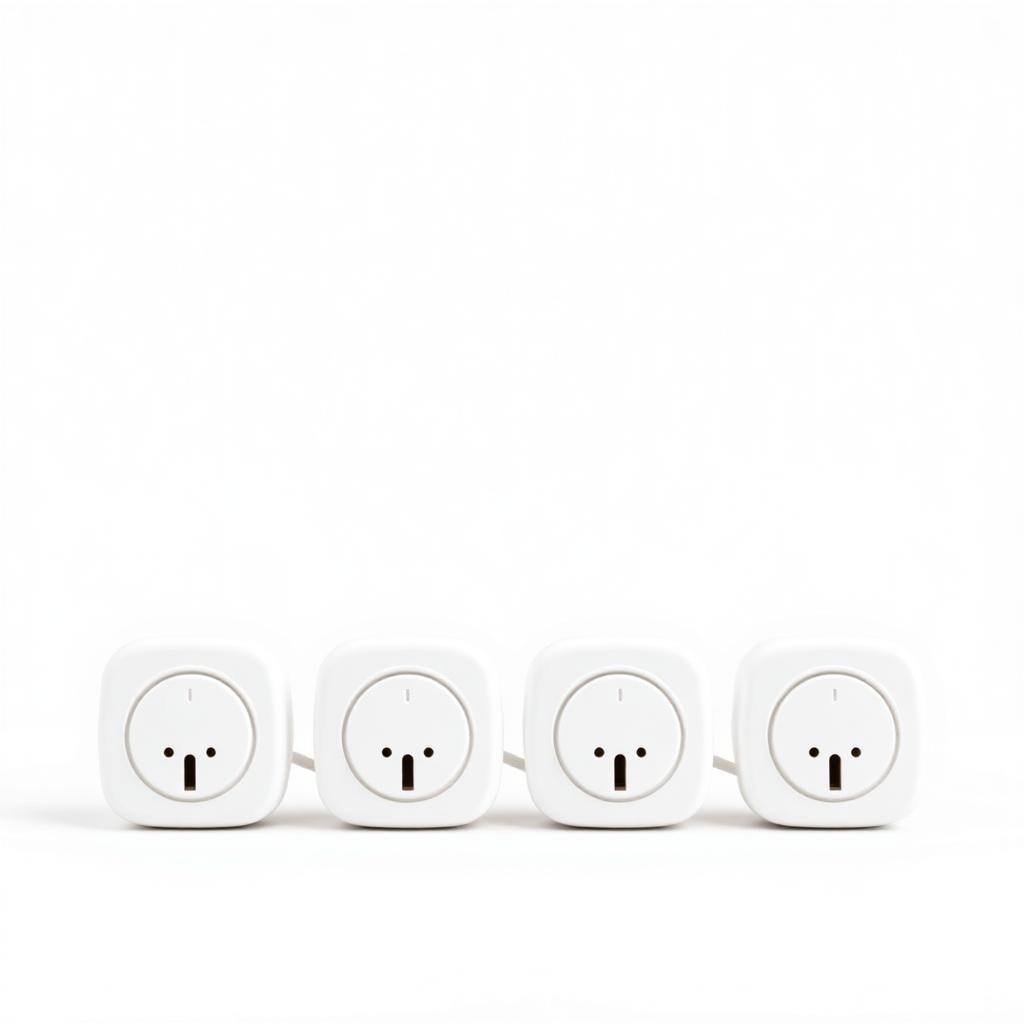 TBI Pro six-pack of small white ultrasonic plug-in pest repellers